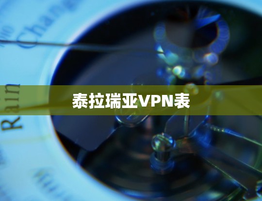 泰拉瑞亚VPN表 泰拉瑞亚VPN表