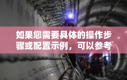 如果您需要具体的操作步骤或配置示例，可以参考以下步骤