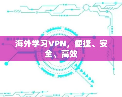 海外学习VPN,便捷、安全、高效 海外学习VPN,便捷、安全、高效