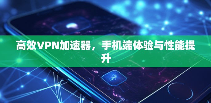 高效VPN加速器,手机端体验与性能提升 高效VPN加速器,手机端体验与性能提升