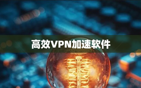 高效VPN加速软件 高效VPN加速软件