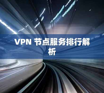 VPN 节点服务排行解析