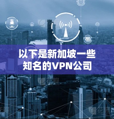 以下是新加坡一些知名的VPN公司 以下是新加坡一些知名的VPN公司