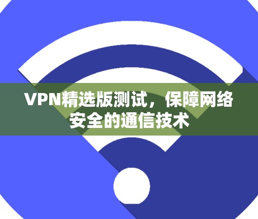 VPN精选版测试,保障网络安全的通信技术 VPN精选版测试,保障网络安全的通信技术