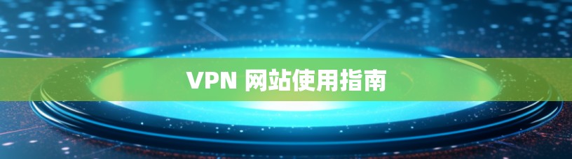 VPN 网站使用指南