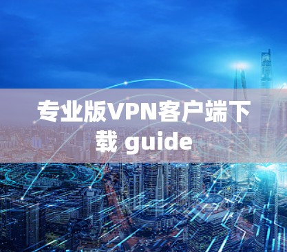 专业版VPN客户端下载 guide 专业版VPN客户端下载 guide